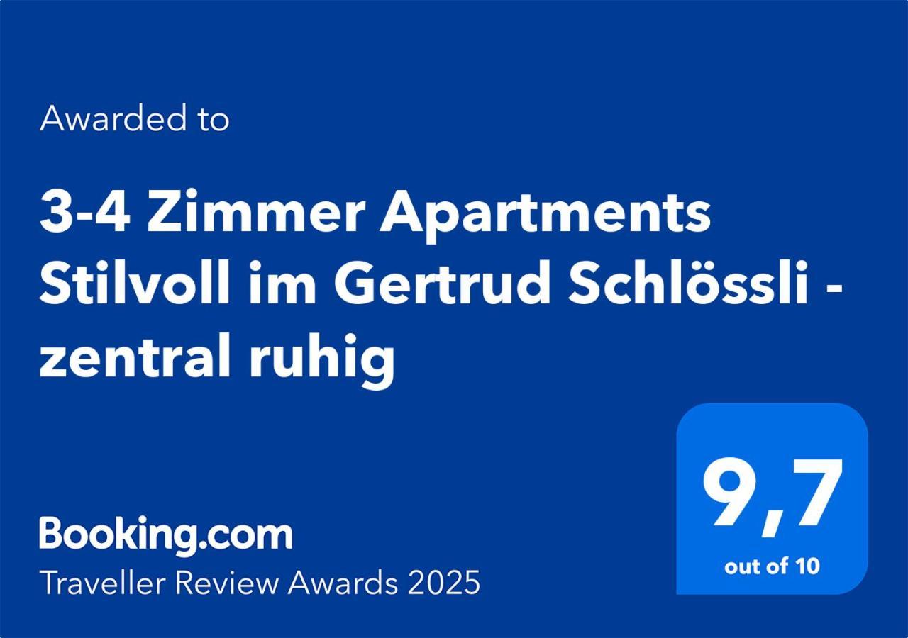 2-4 Zimmer Apartments Stilvoll Im Gertrud Schloessli - Zentral Ruhig St. Gallen Esterno foto